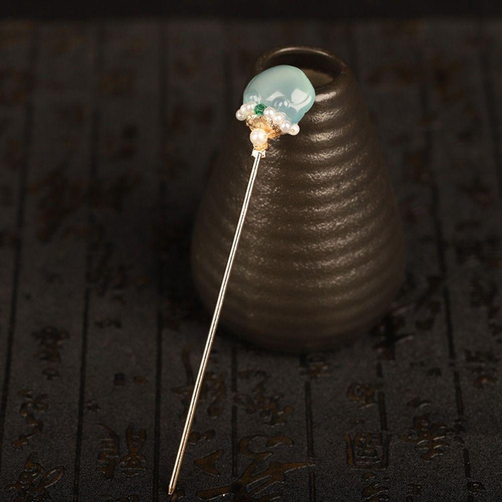 Accessories Pearl Chinese Style Headwear Hanfu Hair Sticks Ancient Headwear Ancient Style Hairpin