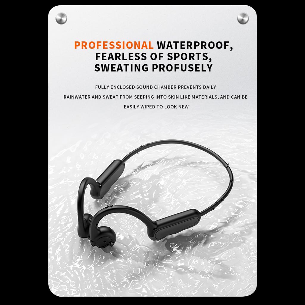 Беспроводные спортивные наушники для бега B8 с костной проводимостью BT со сверхдлительным режимом ожидания