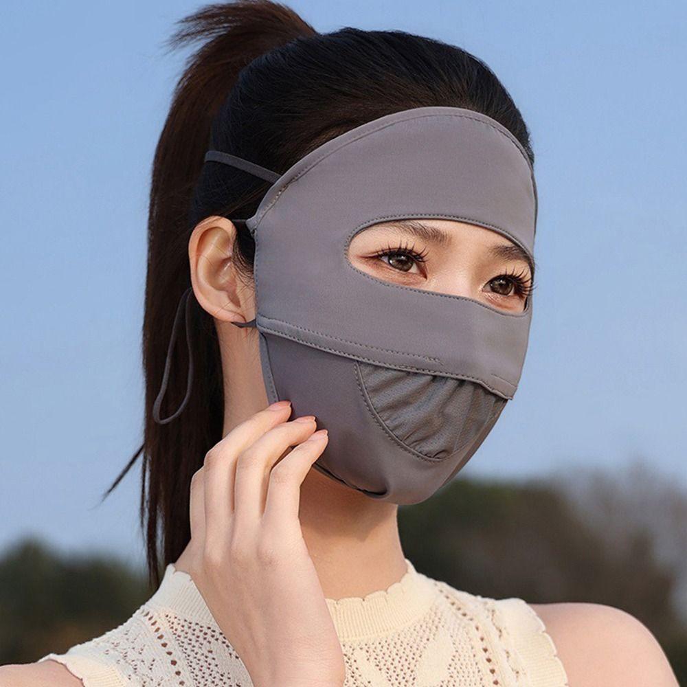 Quick Drying Sunscreen Mask Sun Protection Cycling Face Mask Fashion Face Cover Outdoor