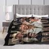 Malachi Barton Fleece Throw Blankets  Blanket for Home Travel Warm Quilt,