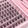Mixed Length Cluster Lashes Kit DIY False Eyelashes Handmade Individual Lashes  Eyelash Extension