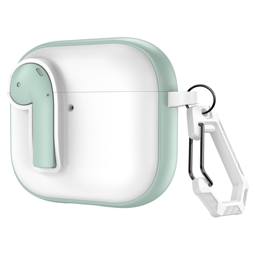 Applicable Apple AirPods 1 protective case with lock switch creative headset Bluetooth case Pro1 soft anti-drop case
