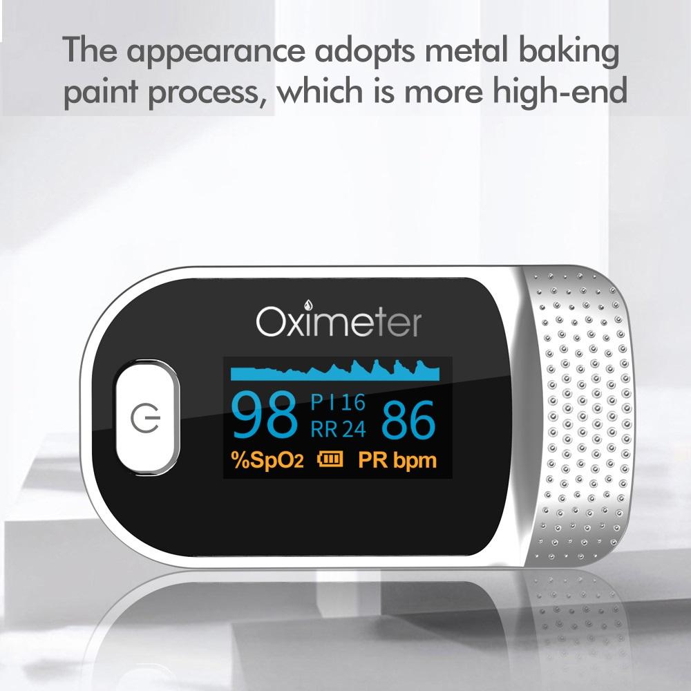 Пульсоксиметр на палец, продвижение, монитор насыщения крови кислородом PI RR SPO PR, 4 параметра, пульсоксиметр для домашнего здравоохранения