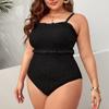Women Bikini Black Fat MM Sexy High Waist Bathing Suit Beach Swimwear Female Summer Swimsuit