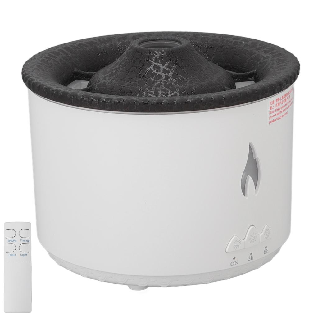 Ароматический диффузор Flame Seajelly, распыляющий увлажнитель, дымовое кольцо с дистанционным управлением, черный, трещиноватый, синий