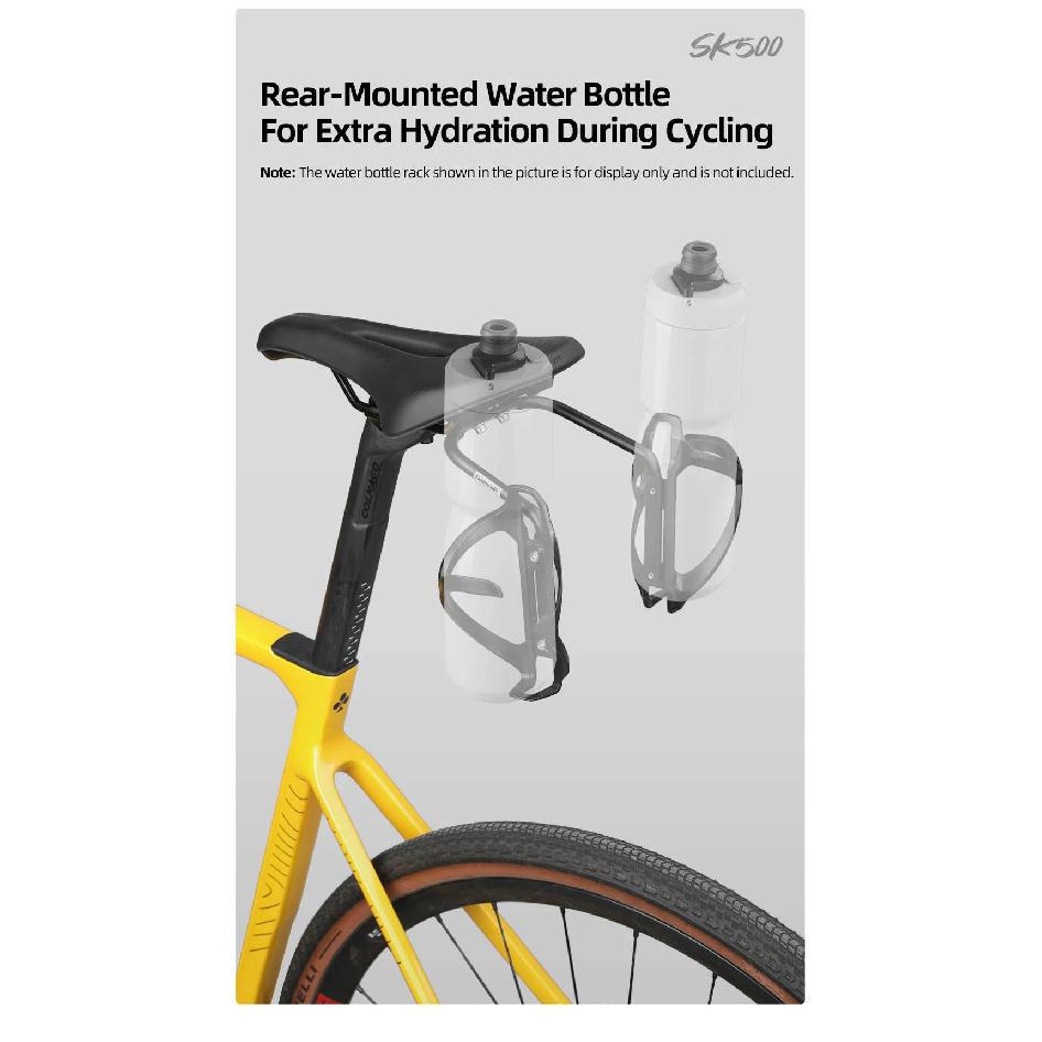 Rhinowalk Bike Saddlebag + Stabilizer Set Waterproof 13L Large Capacity More Stable For MTB Road bike Can Fit Water Bottle Cage
