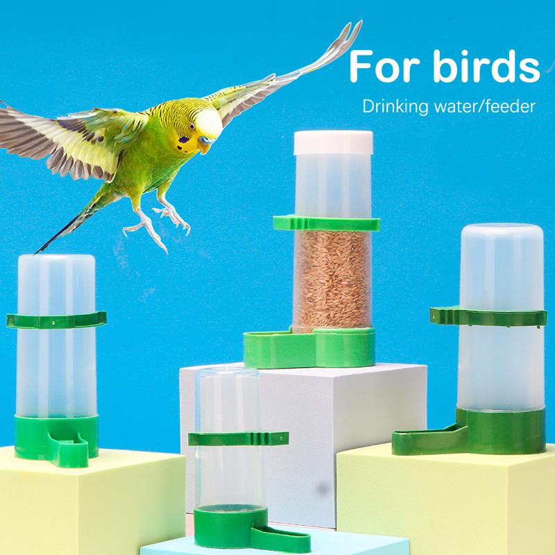 Parrot Feeder Water Drinker Automatic Drinking Fountain Pet Drinking Cup Bowls