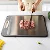 Двусторонняя разделочная доска для овощей, кухонная доска для измельчения чеснока, нержавеющая сталь