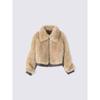 GU by Uniqlo Пушистый комбинированный бомбер