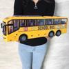 1/30 RC Bus Electric Simulation RC Car with Light Bus Model 27Mhz Radio Remote Control Machine Children's Toys Suitable for Boys Gift Collectibles