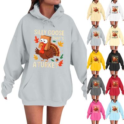 Женская модная повседневная толстовка с длинным рукавом, свободного кроя, с принтом