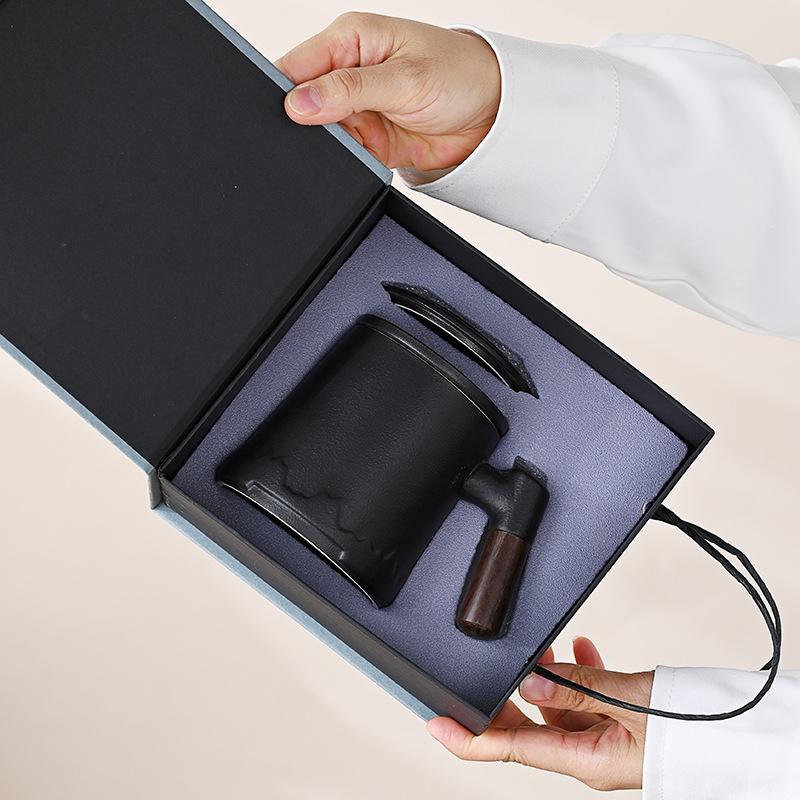 Чашка для разделения чая Керамическая офисная чашка Простая чашка Чайная чашка Бизнес-подарок Чашка для воды