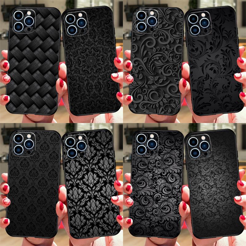 Черный Узорный Чехол Для ZTE Nubia Red Magic 11 9S 8S 8 9 10 10S Pro Plus 6 7 6S 7S Pro 5G 6R 10 Air Чехол