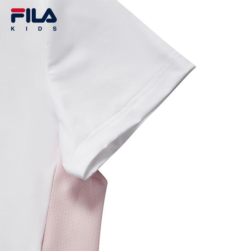 Fila Девочковая вязаная футболка-поло с коротким рукавом