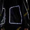 adidas X Stella McCartney Logo Print Hooded Zip Jacket Women Jackets Black Yellow HI6053