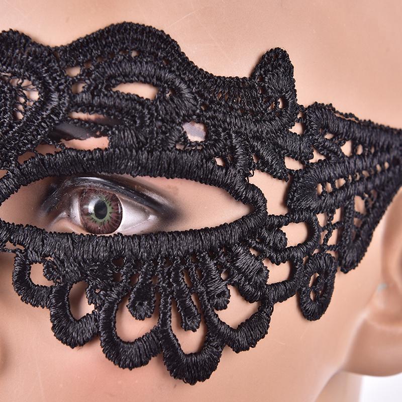 Сексуальная черная кружевная маска для глаз для бала-маскарада, нарядное платье, костюм на Хэллоуин