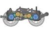 TAMIYA Electric RC Car Series Toyota Land Cruiser 40 Pickup 58589 1/12 № 589 (Шасси ГФ-01)