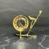 Часы-птица со стойкой, тонированная настольная скульптура для гостиной, спальни, прихожей