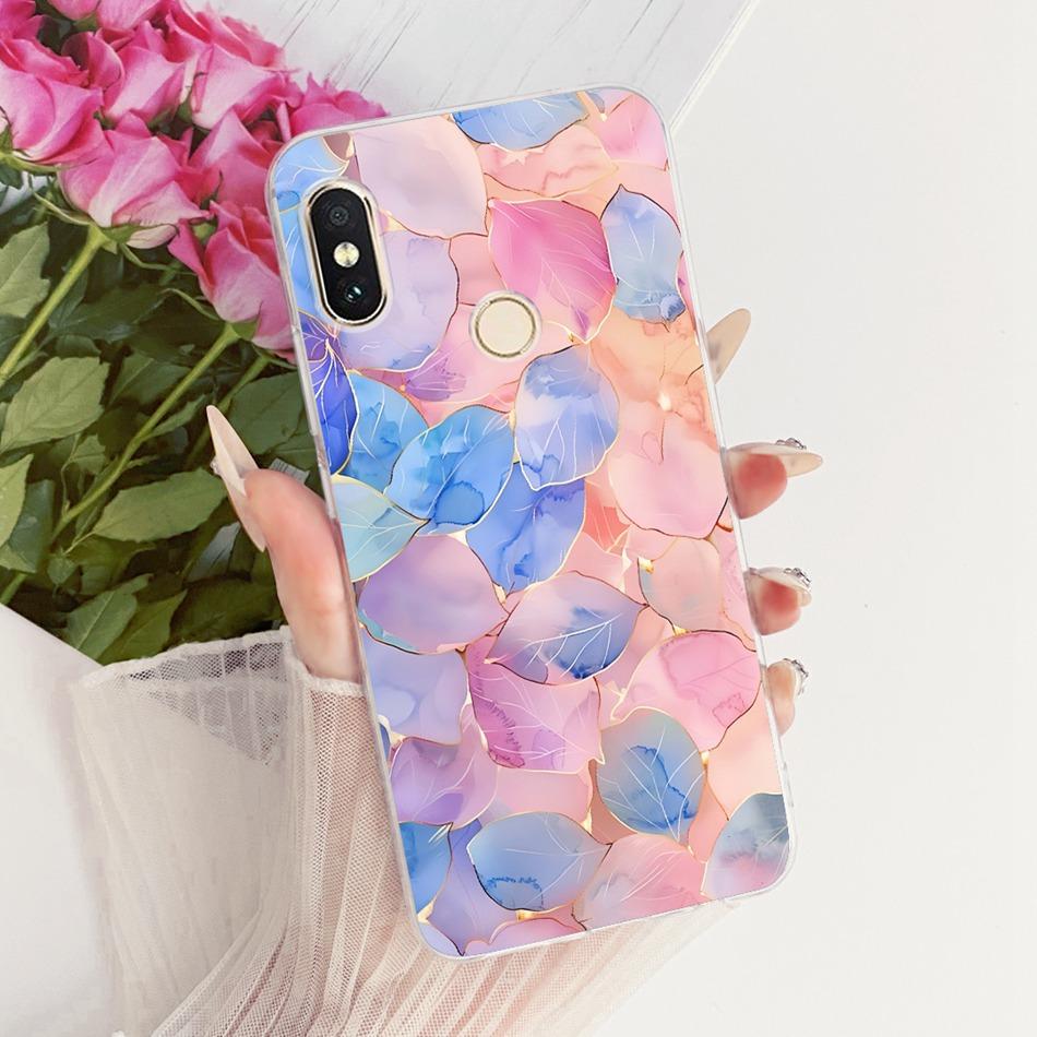 For Xiaomi Redmi Note 6 Pro Cute Flower Butterfly Cat Painted Case For Redmi Note6 Soft Silicone TPU Phone Cases