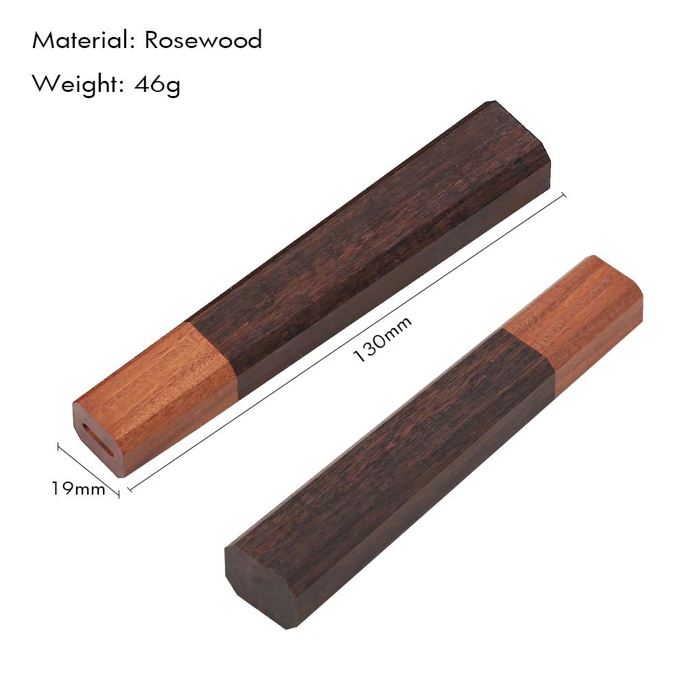 1 шт. Японская классическая восьмиугольная рукоять для ножа для DIY Полуфабрикат Ручная работа Дамасская сталь Материал для ножа Рукоять для кухонного ножа