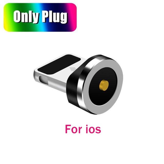 Магнитный штекер кабеля типа C Micro USB Lightning Магнитный зарядный кабель Штекер Магнит Зарядное устройство Штекер шнура