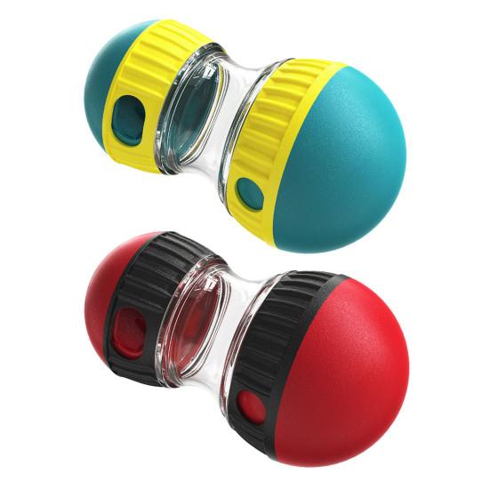 Интерактивная игрушка-головоломка с раздачей лакомств, катящийся мяч, головоломка для собак, игрушка-кормушка для собак малых, средних и больших пород, тренировка интеллекта