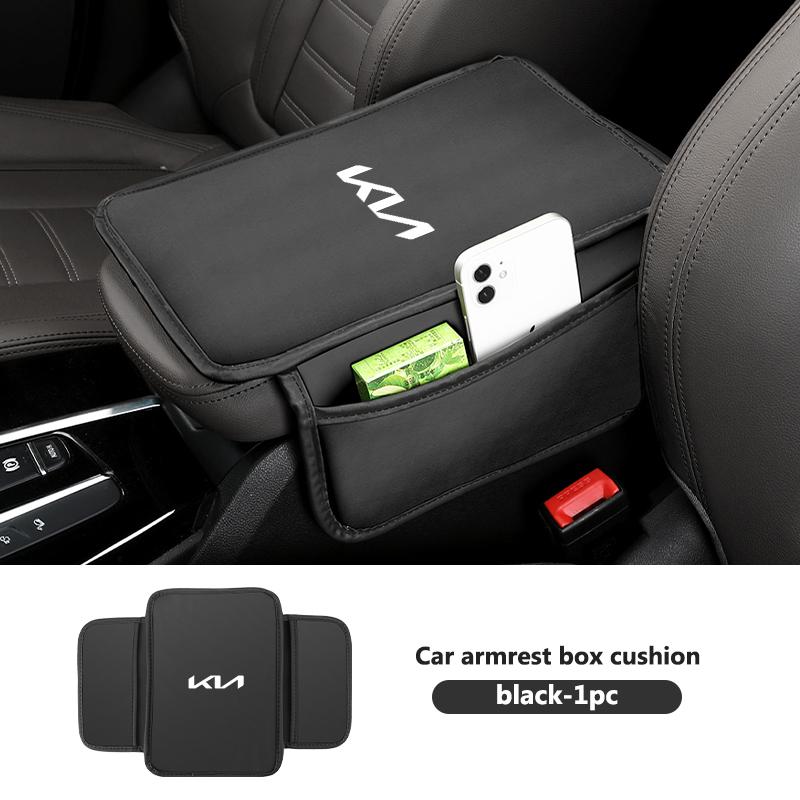 For KIA Car Armrest Box Elbow Support Seat Cushion Storage Bag Storage Accessories Cerato Soul Venga Forte Spectra Sedona Niro EB6