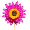 Yousheng Sunflower Pinwheel 3-Tier Sunflower Garden Wind Spinner Ground Insert Yard Decor Windmill for Patio Lawn Decoration