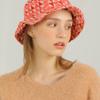 WHITE SANDS Fringe Tweed Bucket Hat Prince 3COLORS