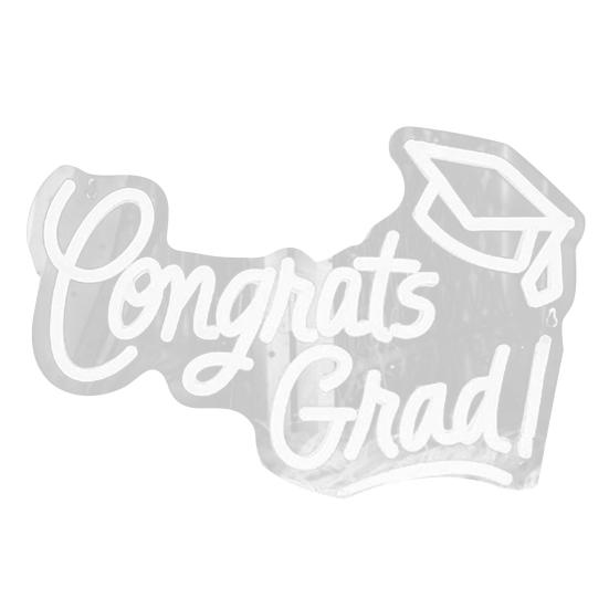 Светодиодная неоновая вывеска Congrat Grad, не мерцает, яркость регулируется, питание от USB, ночник Congrat Graduation Sign