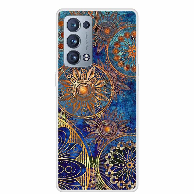 For OPPO Reno 6 Pro Plus 5G Case Reno6 Clear Marble Soft TPU Silicone Back Cover For OPPO Reno6 5G Phone Case Funda Bumper 6pro+
