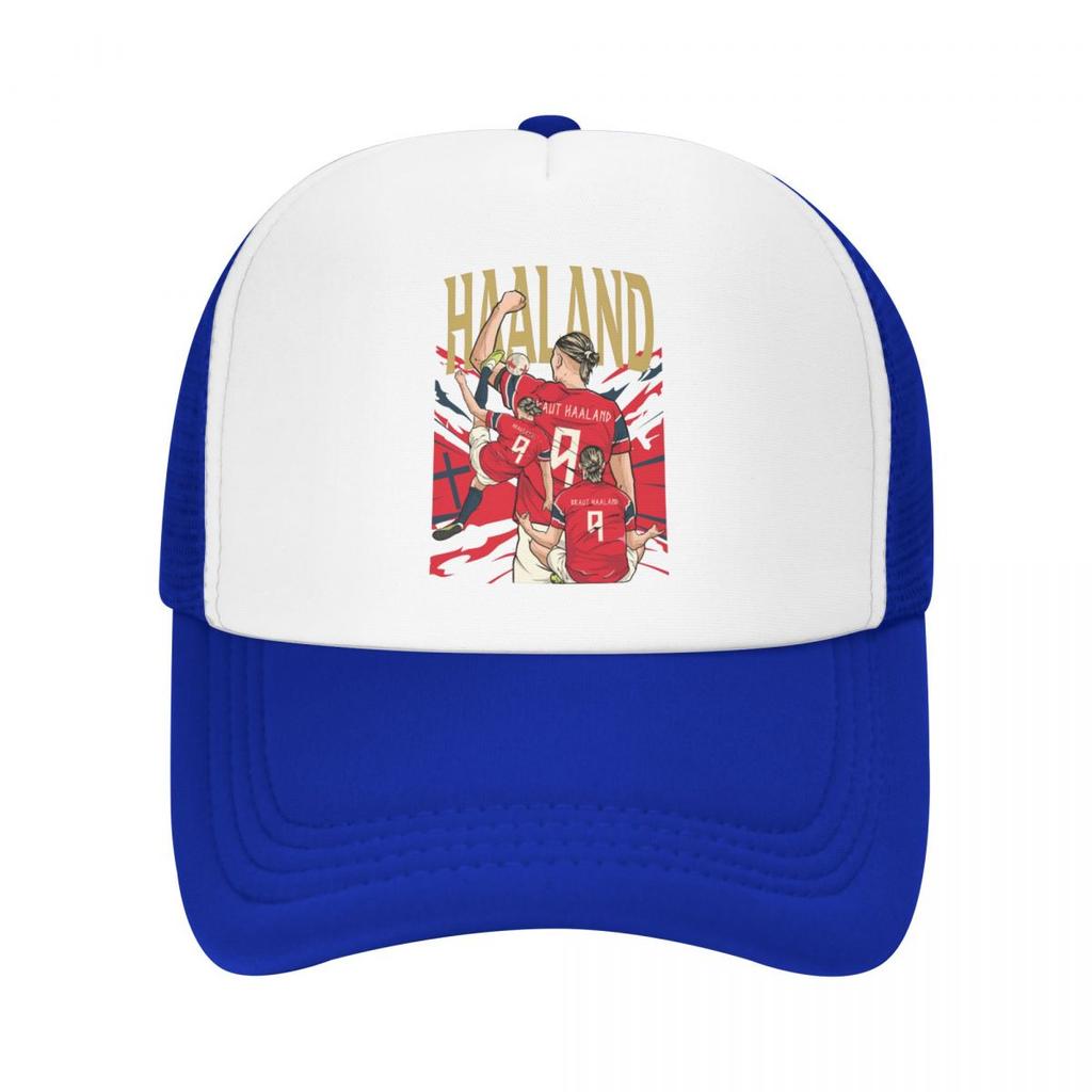 Erling Haaland Kawaii Baseball Caps Mesh Hats Sun Caps Sport Adult Caps