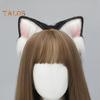 Japanese Style Headband Plush Cat Ear Decor Hair Hoop Gift Making Brightly Colored Dressing Prop Hair Accessories