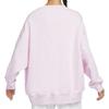 Nike As W Nsw Cozy Flc Os Crew Neck Casual Loose American Retro Sweatshirt Women sweatshirt Pink FV4012-663