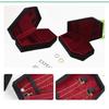Necklace Earring Display Case Ring Holder Coffin Shape Jewelry Display Box