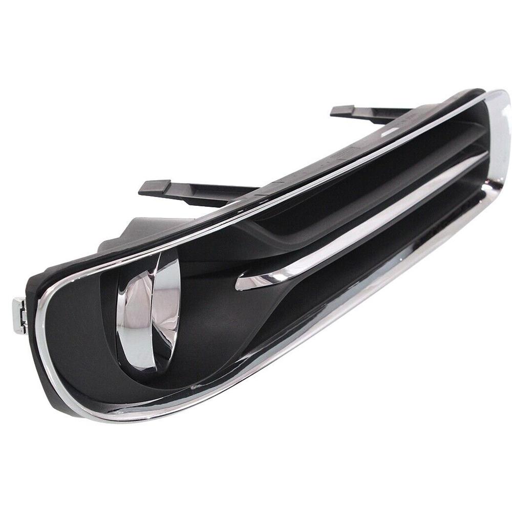 Right Front Bumper Fog Light Cover Black Chrome Trim For Chrysler 300 2011-2014