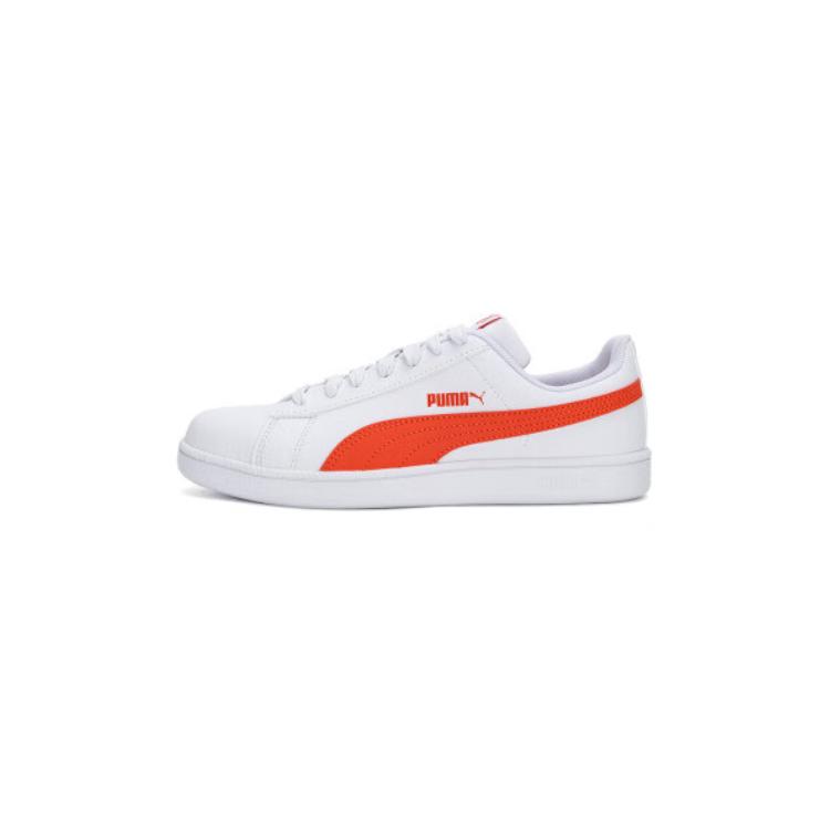 Puma Up Comfortable Versatile Low-Top Skate Shoes Unisex Sneakers White Red 372605-50
