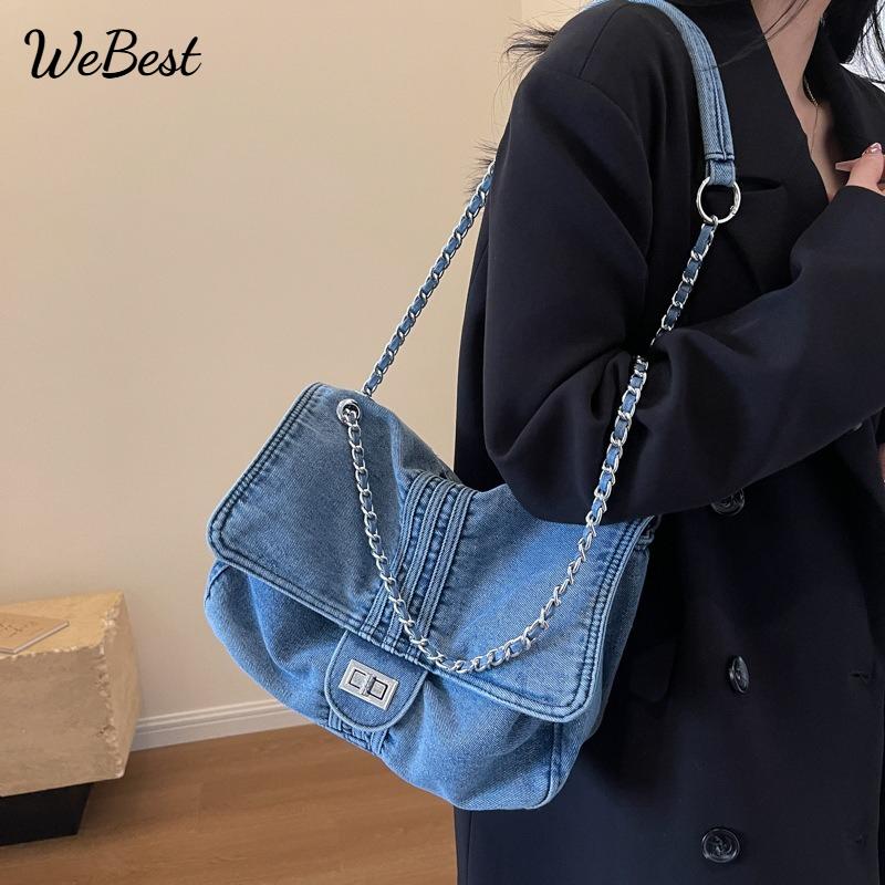 Denim Bag Women's Chain Shoulder Bag