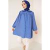 Women's Baby Collar Hijab Shirt