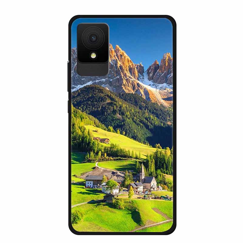 For TCL 501 Case Luxury TPU Soft Silicone Back Cover Phone Cases for TCL501 6 Inches T433D Protective New Bumper Lovely Funda