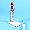 1 набор DIY ракетная установка модель комплект ручной работы деревянная головоломка ракета с воздушным приводом строительство поделки дети STEM образовательный научный эксперимент игрушка