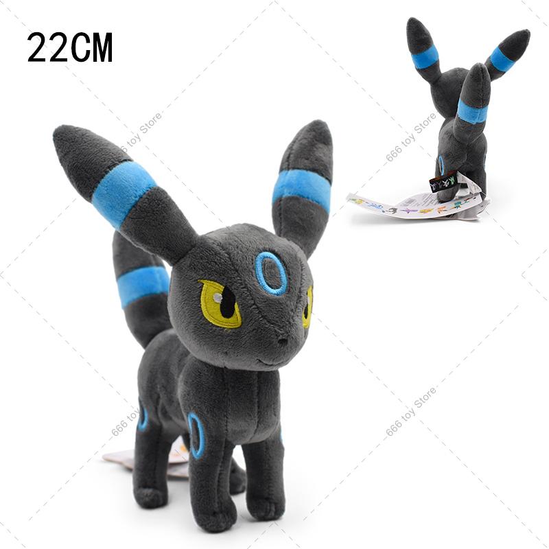 Plush Eevee Vaporeon Jolteon Glaceon Flareon Umbreon Sylveon Espeon Leafeon Stuffed Peluche Dolls Gift Toys