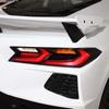 Для Chevrolet Corvette C8 Z51 Z06 2020-2025 ABS Черный Накладка-наклейка на задний фонарь указателя поворота автомобиля Аксессуары для автомобиля