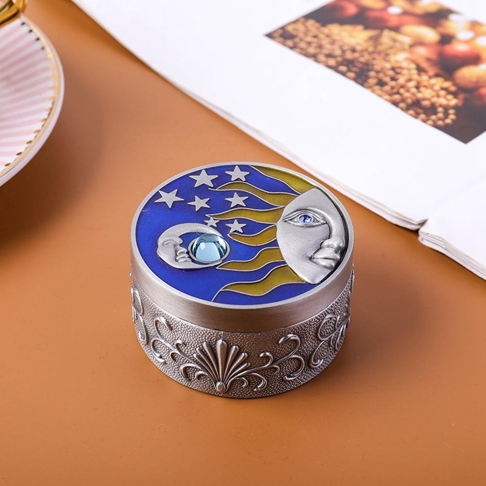 Vintage Jewelry Storage Box Case Craft Gift Ornament Trinket Storage Box