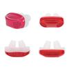 SHOP-STORY - Filtre Purificateur d'Air Anti-Ronflement - Dispositif Nasal Anti-Ronflements Sépare les cornets nasaux du Nez - Rouge