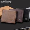 Baellerry мужские модные короткие кошельки винтажный дизайн визитница из искусственной кожи тройной кошелек кошелек сумки для денег