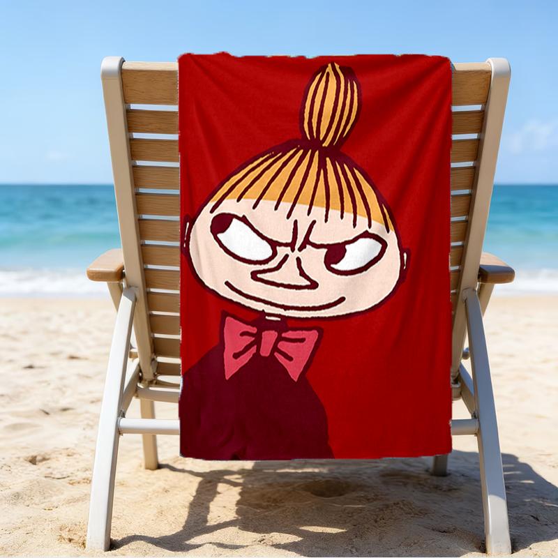 Ultra-Soft Beach Towel with Little My Theme,Ideal for Pool - Camping, Diving - Perfect Travel Essential, Vibrant Beach Towel.