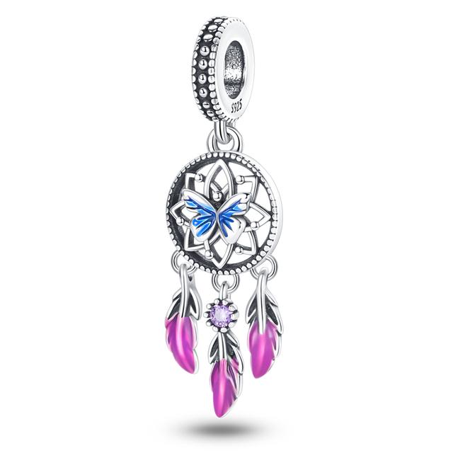 Подвески 925 Originales Moon Tassel Charm Светлячок и светящаяся подвеска в виде медузы Подходит для оригинального браслета 925 Женские украшения 