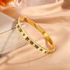 Titanium steel bracelet gold high version temperament zircon bracelet women's light luxury fashion elegance does not fade simple bracelet