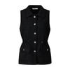 Ggpx New York Waist String Tweed Vest  Gq4vt007f 